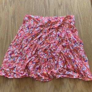 Lush floral skirt